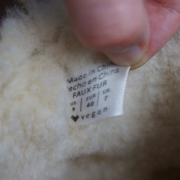 NWOT CALL IT SPRING | Women’s Vegan Warmm Faux Sheepskin Short Boots Cognac 9 - Picture 10 of 11